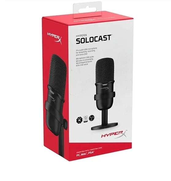 RGB Professional Microphone with Tap-to-Mute and Customizable Settings